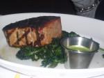 Simply Grilled Tuna with Sauteed Spinach